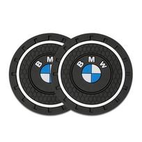 2 vnt. Silikoninis automobilio puodelio laikiklio padėkliukas Neslystantis kilimėlis Bmw M E46 E90 E60 F10 F30 E39 E36 F20 E87 G30 E92 E91 X5 X6 E82