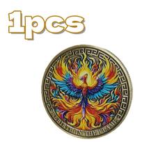 1pcs Phoenix Commemorative Coin - Collectible Replica Medal, Unique Gift for Friends & Family 1pcs