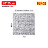 10Pcs/Pack Ice Cold Warm Aluminum Foil Bag Food Thermal Packing Insulation Bag Delivery Carrier 2mm Cooler Bag Drink Storage