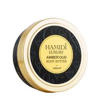 Hamidi Luxury Amber Oud Body Butter 250ml | For Men & Women | Bath - Body | For All Skin Type 250ML | Skin Care | Moisturizer | Protect Skin from D