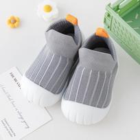 Soft Sole Non-slip Baby Walker Shoes - Solid Color Floor Socks for Boys & Girls, Ideal for Spring & Autumn Pre-walking. Length 14 (Sole 14.5)