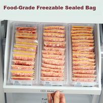 KATEI STORY Japan Antibacterial Frozen Shredded Meat Storage Bags Food Grade Household Refrigerator Meat Portioning Sealing Bags