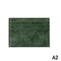 Suede Slim Card Holder Multiple Card Slots Portable Slim Credit Bank Card Pocket for Men Father's Day Gift A2