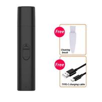 Dog And Cat Pet Nail Grinder Trimmer Electric Professional Grooming Kit USB Charging Pet Electric (Black,one size) juoda