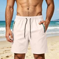 Men's Ice Silk Quick Dry Shorts 5 Inch Inseam Lightweight Loose Fit Summer Pants S