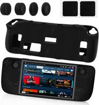 Etui Do Konsoli Do Gier Valve Steam Deck Czarne Silikonowe Ochronne