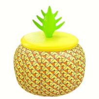 Inflatable Pineapple Ice Bucket Floating Drink Cooler Buffet Bar for Pool Party 2sets