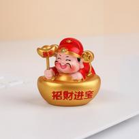 Prosperity God Resin Art Piece For Business Promotion And Special Occasions Blessing