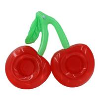 Cherry Inflatable Cup Holder PVC Floating Drink Coaster Lightweight Waterproof Cup Stand