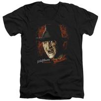 Nightmare On Elm Street Worst Nightmare Mens Slim Fit V-Neck T Shirt Black S
