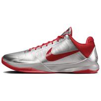 Nike x Caitlin Clark Zoom Kobe 5 Basketball Shoes Unisex Silver Red IV2712-001 40.5