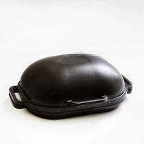 Neapsunkęs ketaus ovalus duonos kepimo puodas - didelis europietiško stiliaus Cast Iron Oval Bread Pot