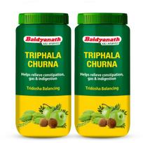 Baidyanath Triphala Churna | Helps Relieve Constipation | Quick Acidity & Gas Relief | Enriched With Amla - 500Gms (Pack Of 2)