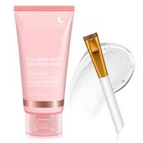 Multibrite Biocollagen Night Wrapping Mask with Real Collagen Peel Off Facial Mask For Glowing Skin, Deep Hydration, Anti-Aging, Korean Glass Skinc white