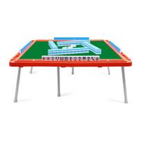 ZEMUS Foldable Small Mahjong Table with Mahjong Tile Set Lightweight Mahjong Table green