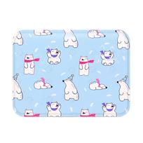 Pet for Dogs and Cats - Self- Ice Silk Bed Pad for Summer, Non- Soft Comfort One Size