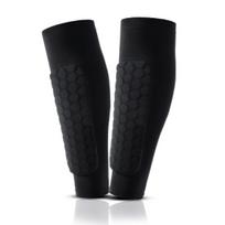 Honeycomb Anti-Collision Calf Shin Guard Brace Comfortable Leg Strap Protection with Knee & Elbow Pads for Leg Pain Relief juoda