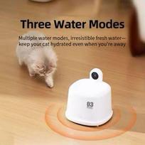 Eco-Friendly 2.5L Pet Water Fountain Pet Intelligent Flowing Water Feeder, Silent (White,M) balta