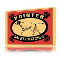 The Vintage Pointer Dog Poster Customized Vintage Metal Signs Wall Art Retro Tin Plaque for Home Decor Living Room Custom Plate 20x30cm（7.8x11.8inch）