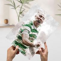 Scott Brown Printed Poster Customized Wall Art Retro Vintage Metal Tin Signs for Room Mancave Decoration Gaming Office Decor 20x30cm（7.8x11.8inch）