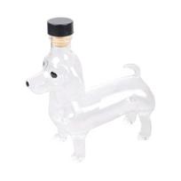 Elegant Dachshund Whiskeys Serving Decanter 300ml Glass Empty Liquor Bottle For Home Kitchen Decoration 1