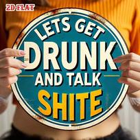 HD Tin Sign Ice Cold Old Fashioned Lemonade D Flat Retro Wall Decor for Kitchen and Bar 20x20cm(8x8inch)