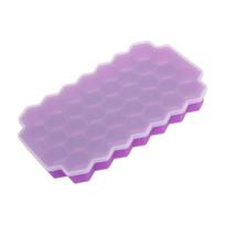 37 Grid Honeycomb Silicone Ice Cube Mold Easy Release Hexagon Tray for Home Kitchen Freezer Quick DIY Ice Making Tool