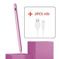 Universal Stylus Pen for Android IOS Touch Screen Capacitive Pen for iPad Tablet Pencil Drawing Pen Huawei Xiaomi Phone Touchpen rožinė