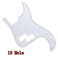 1 vnt. Gitaros 3 sluoksnių apsauginė plokštelė PVC Elektrinės gitaros apsauginė plokštelė Apsauga nuo įbrėžimų Precision Bass PB Gitaros dalis 13 skylių