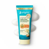 Pilgrim 5% Niacinamide Hydra Glow Gel Sunscreen SPF 50+ PA++++ | With Korean Rice Water for Hydrated Glowing Skin | InVivo Tested | New Gen UV Filt