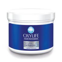 Oxylife Salon Professional Natural Radiance 5 Crème Bleach - 310g | Oxysphere Technology for Radiant & Even Skin Tone | Enriched with Vitamin E & Gl