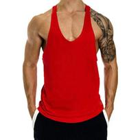 100% medvilnė Kultūrizmo prekės ženklo sportinės kelnės sporto salės marškinėliai treniruotėms Kultūrizmo tank top'as liemenė marškiniai be rankovių fitneso marškinėliai vyrams L pilka spalva