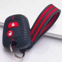 Honeycomb Car Key Cover for Peugeot 107 207 307 407 206 306 406 Citroen C1 C4 C2 C3 Berlingo with Keychain Anti Scratch Shockproof Key Shell Accessory juoda