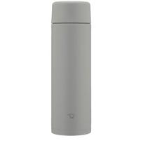 Zojirushi Stainless Steel Water Medium Features a seamless lid and integrated gasket for easy cleaning 2 parts to Bottle, 480ml, Screw-on Type, Gray.