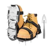Adjustable Straps Garden Footwear For Soil Ventilation Includes Metal Shovel For Efficient Yard Care 1