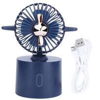 Folding Desk Fan With Digital Display, USB Rechargeable Handheld Fan With Adjustable Speeds, Powerful Cooling Fan For Office Home And Outdoor Use