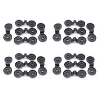 20Pcs Black Greenhouse Sunshade Fasteners  Greenhouse sunshade cloth fixing 20Pcs