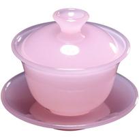 Jade Porcelain Tea Bowl 100ml Hibiscus Rose Titureen Chinese Tea Kung Fu Tea Cups Teaendus Cup Master Cup Gaiwan Collection Gift Collection Gift | Tit
