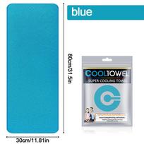 Ice Cooling Towel Quick Dry Breathable Microfiber Sweat Band for Gym Sports Instant Dry Cooling Towel 1pc-30x80cm