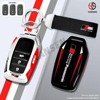 Fashion ABS Sports Racing Car Remote Key Case Yansen Toyota Prado RAV4 Camry Corolla C-HR CHR Prius 15*10*7