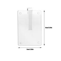 Car Sun Visor Magnetic Acrylic Photo Frame Clip Trip Storage Horizontally Vertically Waterproof Eco-Friendly Double Sided 3.54*2.36in skaidri