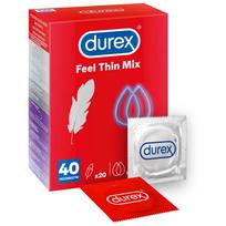 Durex Feel Thin Mix 40 vnt.