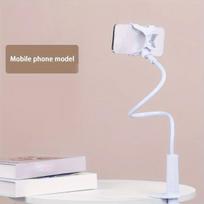Telefono laikiklis Lankstus telefono laikiklis su spaustuku, Baltas