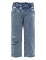 Adidas Originals - Loose Den Pants - Laisvi džinsai - Mėlyna
