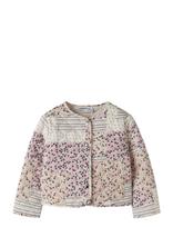 Name It - Nmflena Quilt Shacket - Dygsniuota striukė - Kreminė spalva