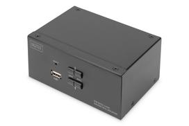 Digitus | KVM Switch, 2-Port, Dual Display, 4K, DisplayPort | DS-12862