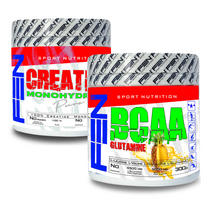 FEN CREATINE MONOHIDRATE 100% 300g. + FEN BCAA Glutamine 300 g.