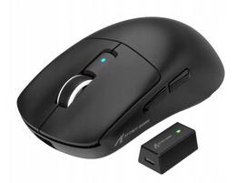 Belaidė žaidimų pelė ATTACK SHARK R6, 39g, 42000 DPI, BT/2.4G/USB, juoda