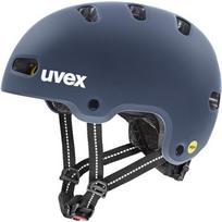 UVEX Kid 4 Style MIPS vaikų dviračių šalmas, tamsiai mėlynas matinis