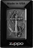 Zippo Nautic Emblem 2004290 vėjui atsparus benzininis žiebtuvėlis